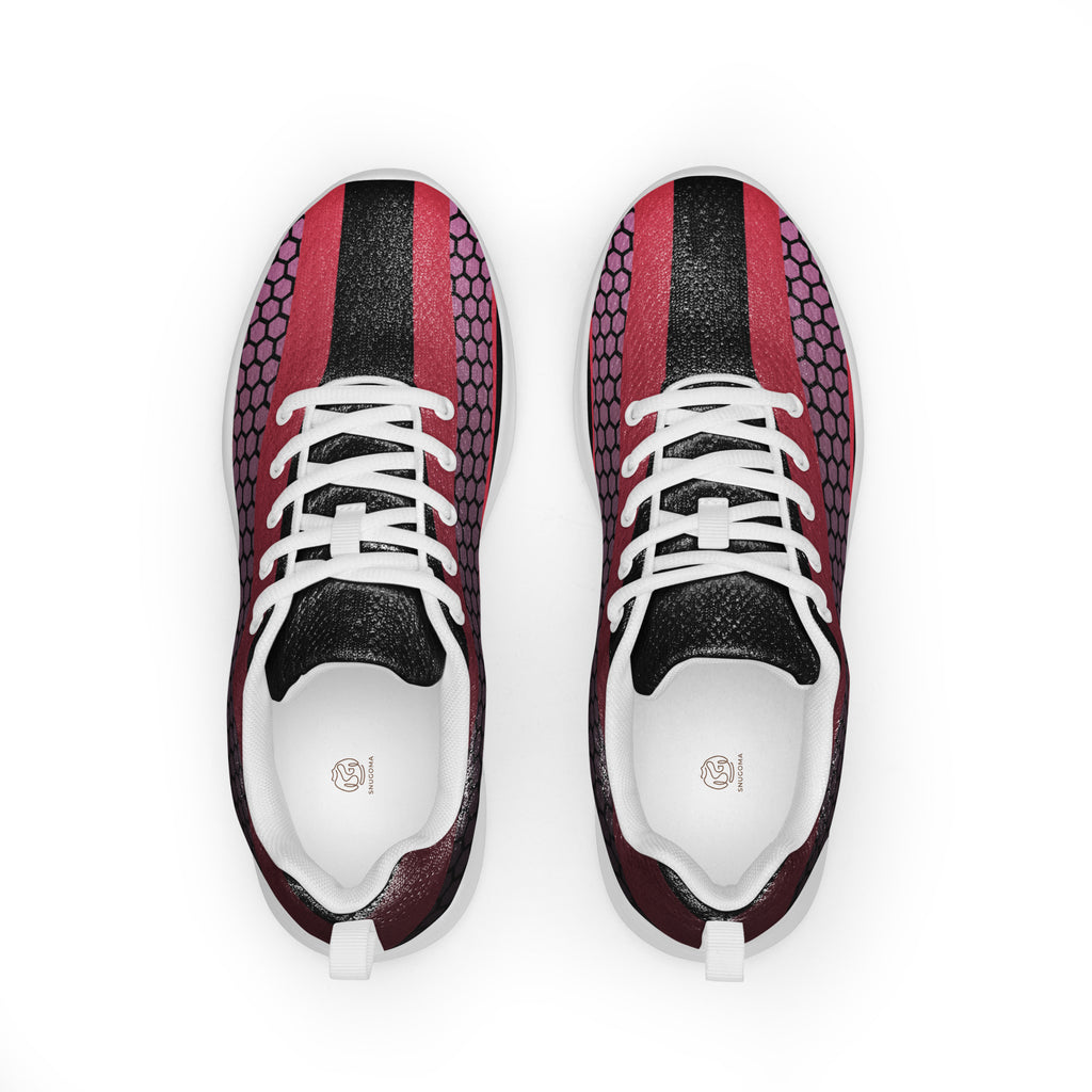 Men’s Red/Black Athletic Shoes - Snugoma