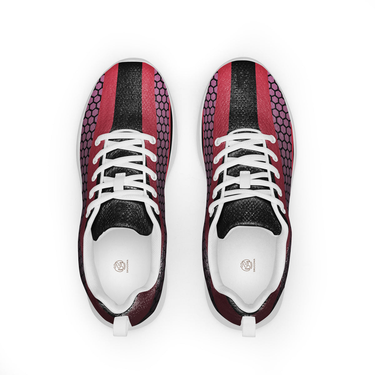 Men’s Red/Black Athletic Shoes - Snugoma