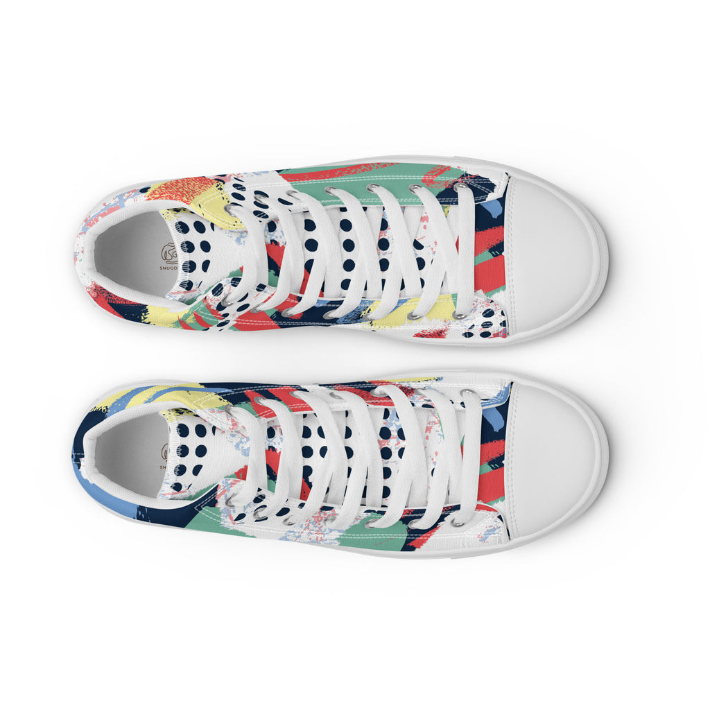 Men's High Top Canvas Shoes - Snugoma