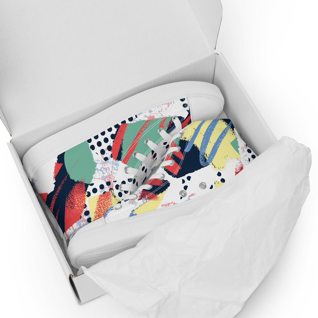 Men's High Top Canvas Shoes - Snugoma