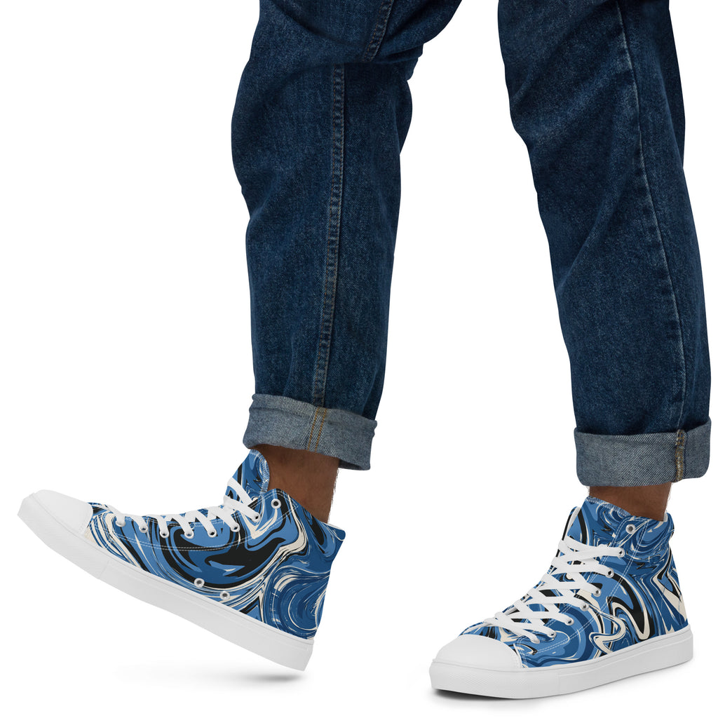 Men's High Top Canvas Shoes - Snugoma