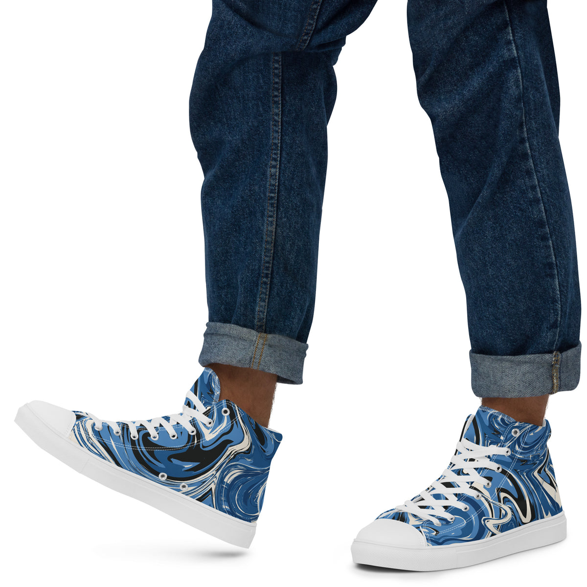 Men's High Top Canvas Shoes - Snugoma