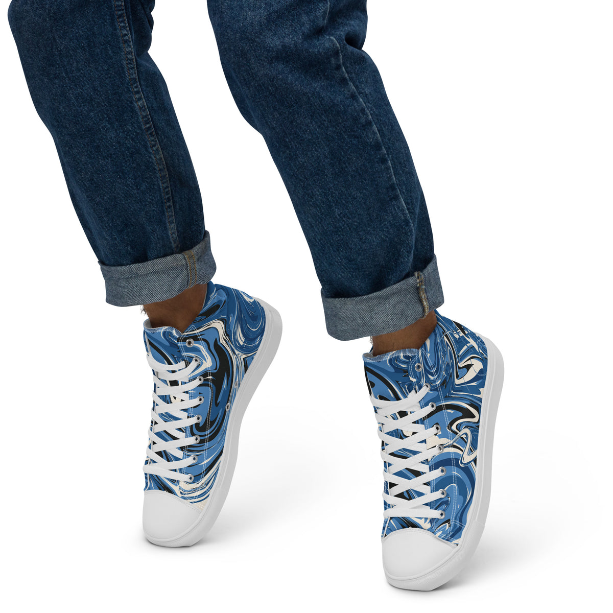 Men's High Top Canvas Shoes - Snugoma