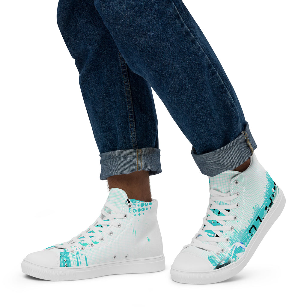 Men’s Trendy High Top Canvas Shoes - Snugoma