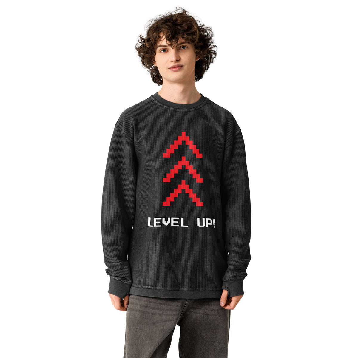 Level Up Comfy Cord Sweatshirt - Snugoma