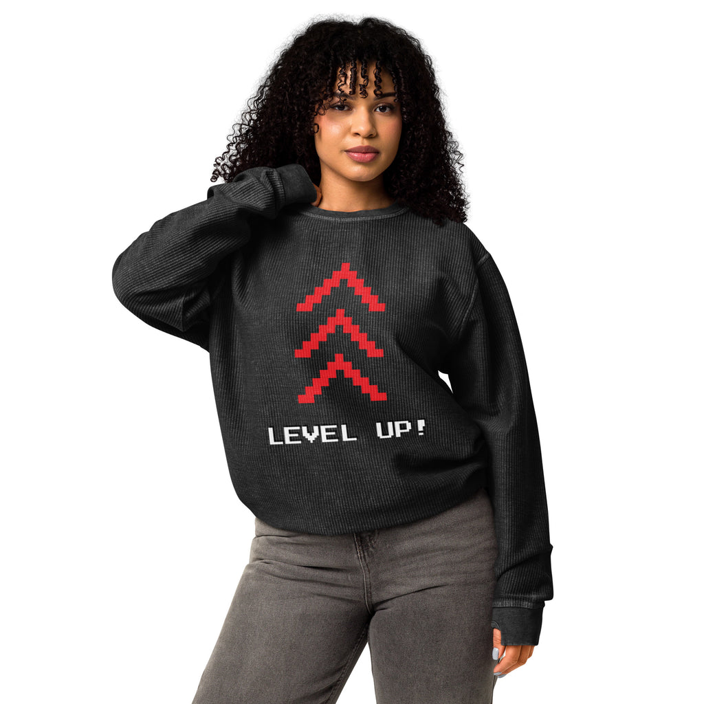 Level Up Comfy Cord Sweatshirt - Snugoma