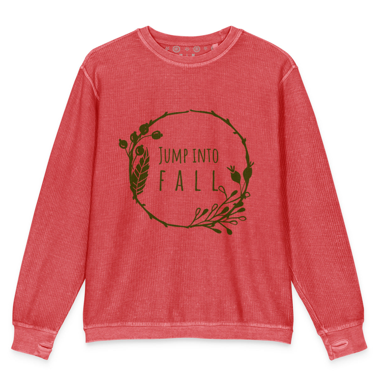 Jump Into Fall Comfy Cord Sweatshirt - Snugoma