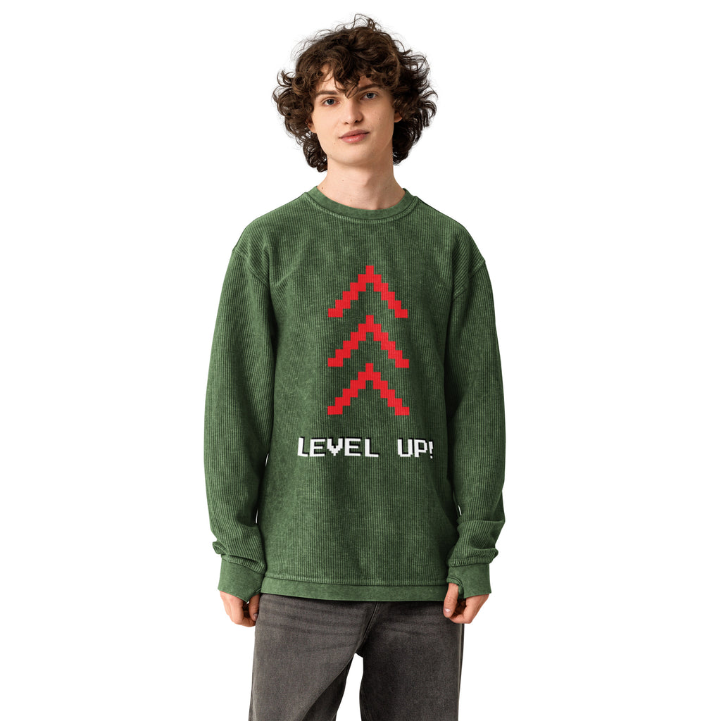 Level Up Comfy Cord Sweatshirt - Snugoma