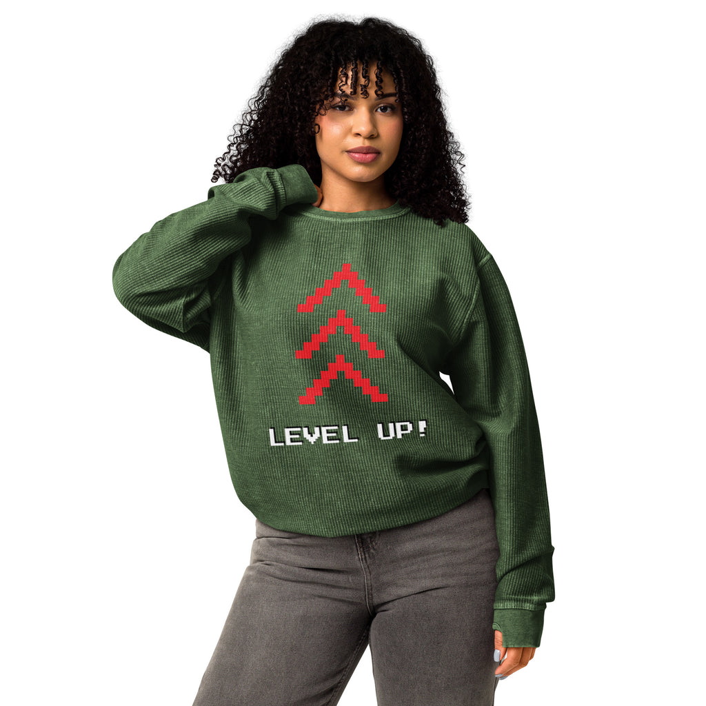 Level Up Comfy Cord Sweatshirt - Snugoma