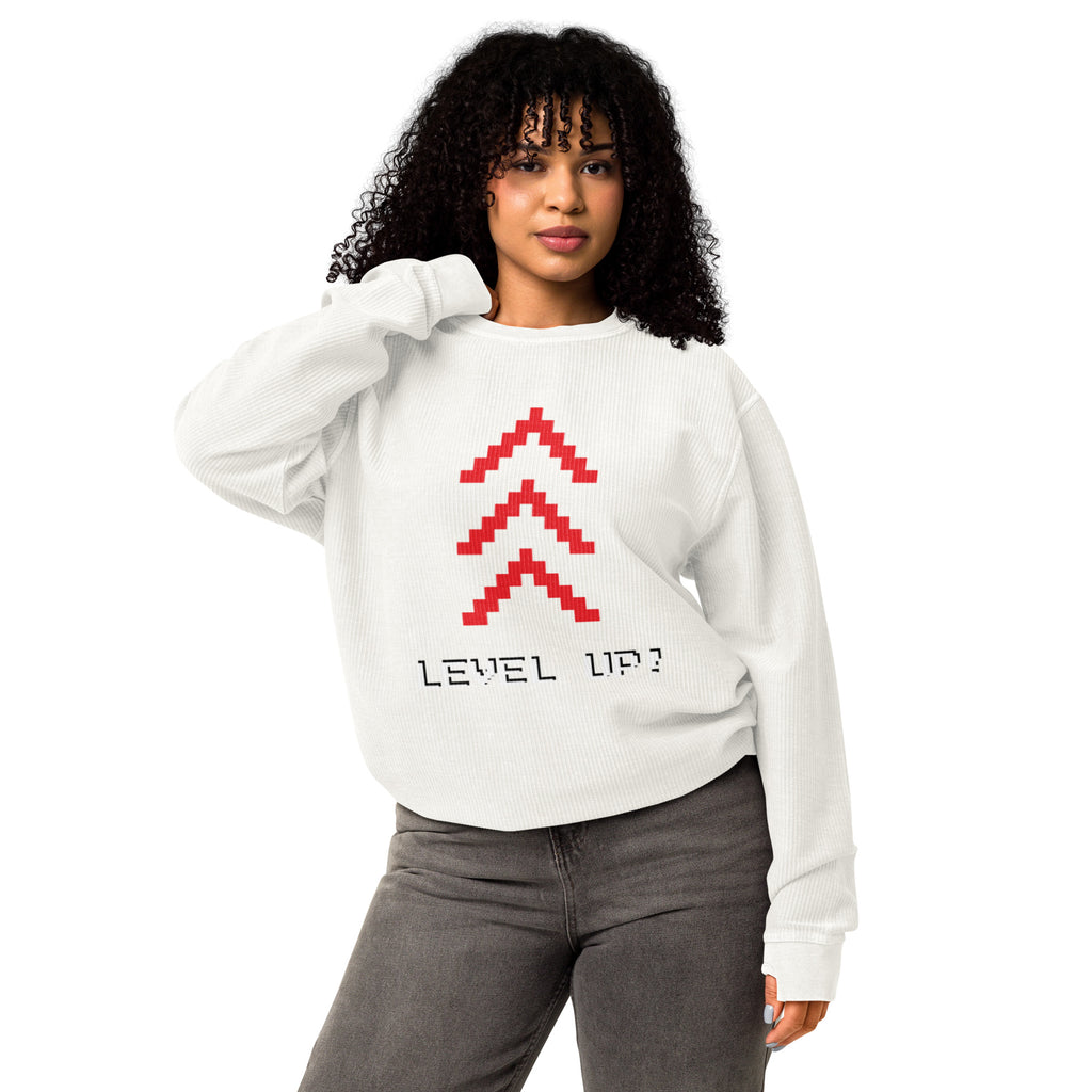 Level Up Comfy Cord Sweatshirt - Snugoma