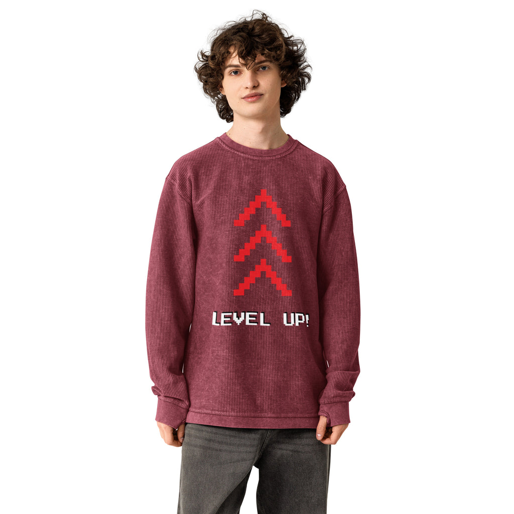 Level Up Comfy Cord Sweatshirt - Snugoma