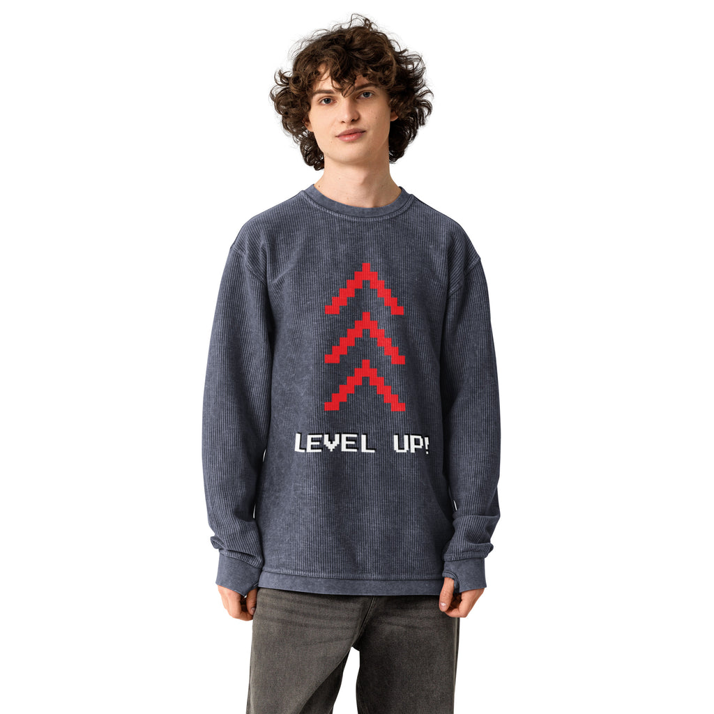 Level Up Comfy Cord Sweatshirt - Snugoma