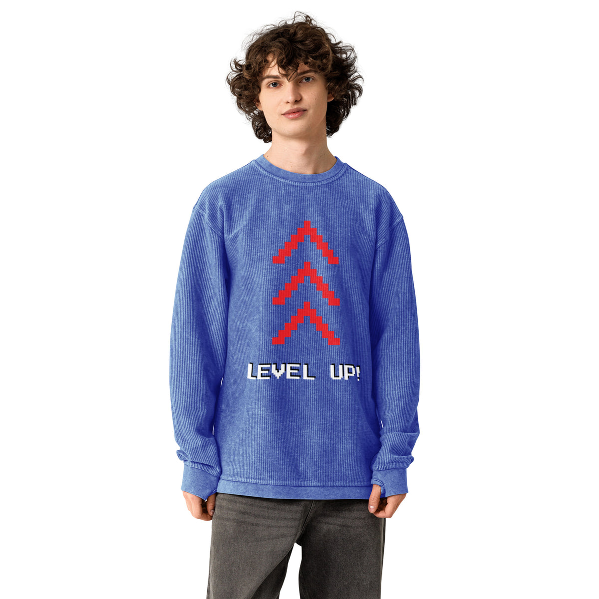 Level Up Comfy Cord Sweatshirt - Snugoma