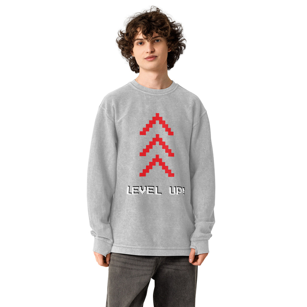 Level Up Comfy Cord Sweatshirt - Snugoma