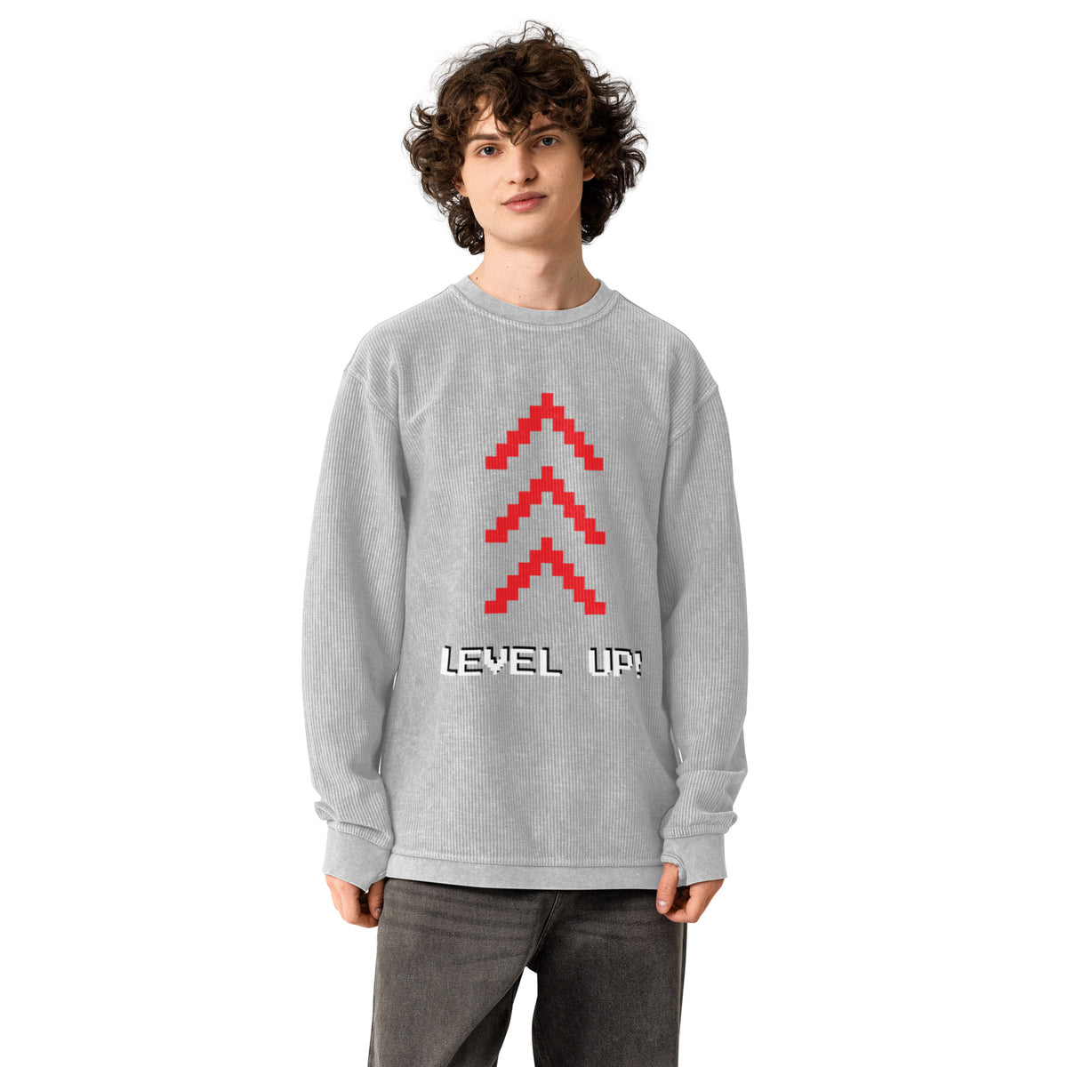 Level Up Comfy Cord Sweatshirt - Snugoma