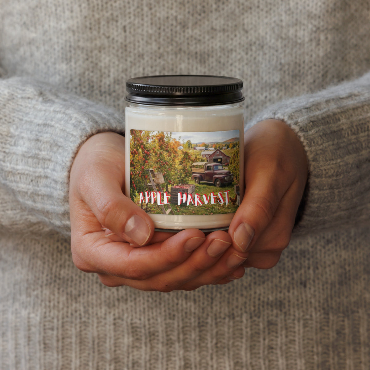 Apple Harvest Scented Soy Candle - Snugoma