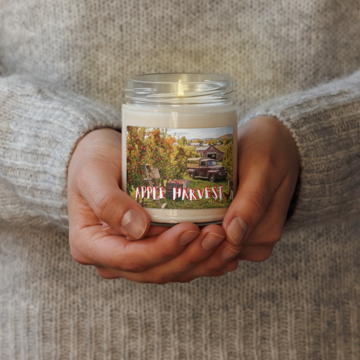 Apple Harvest Scented Soy Candle - Snugoma
