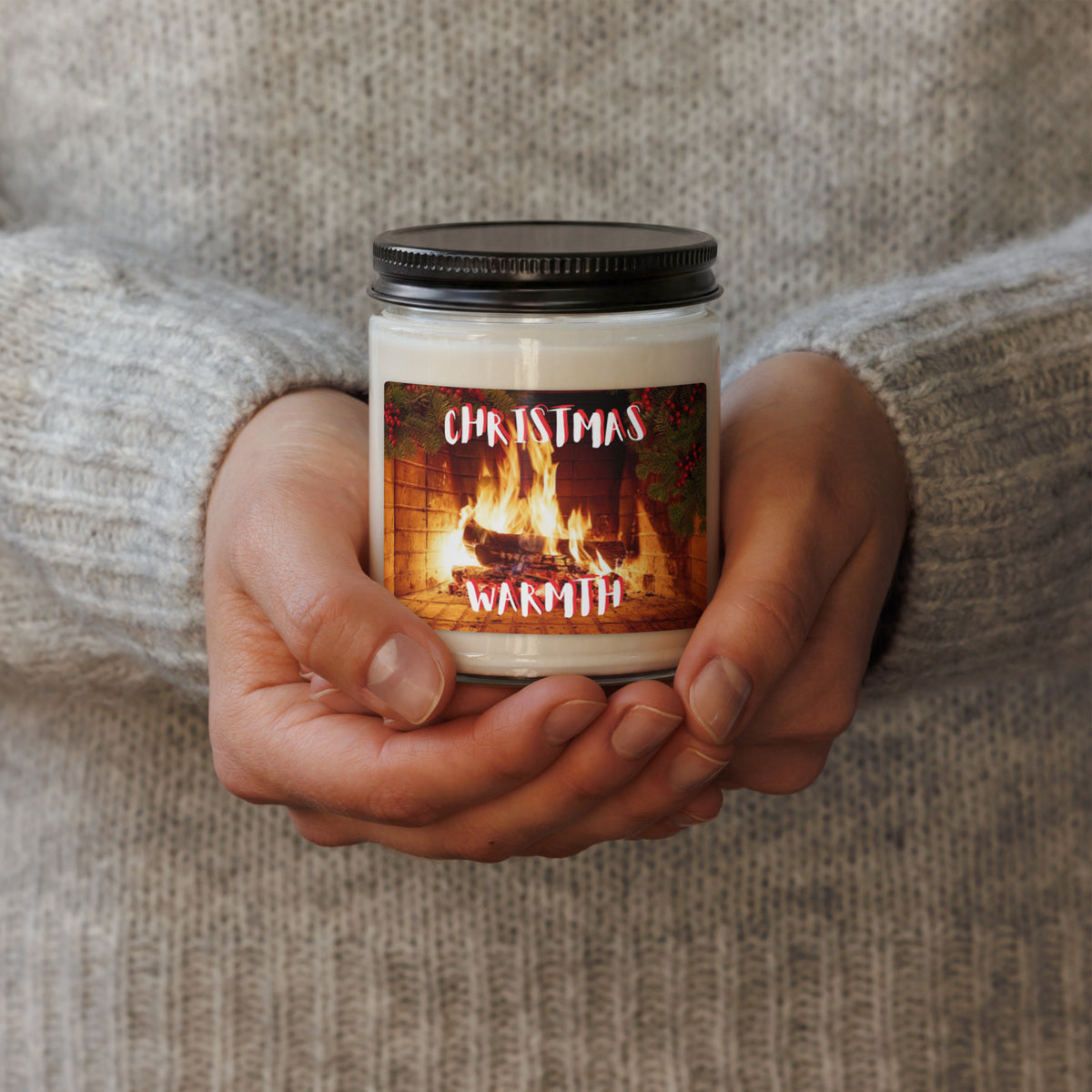 Christmas Warmth Scented Soy Candle - Snugoma