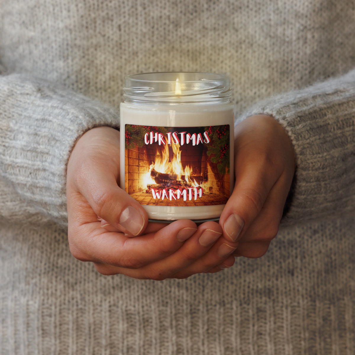 Christmas Warmth Scented Soy Candle - Snugoma