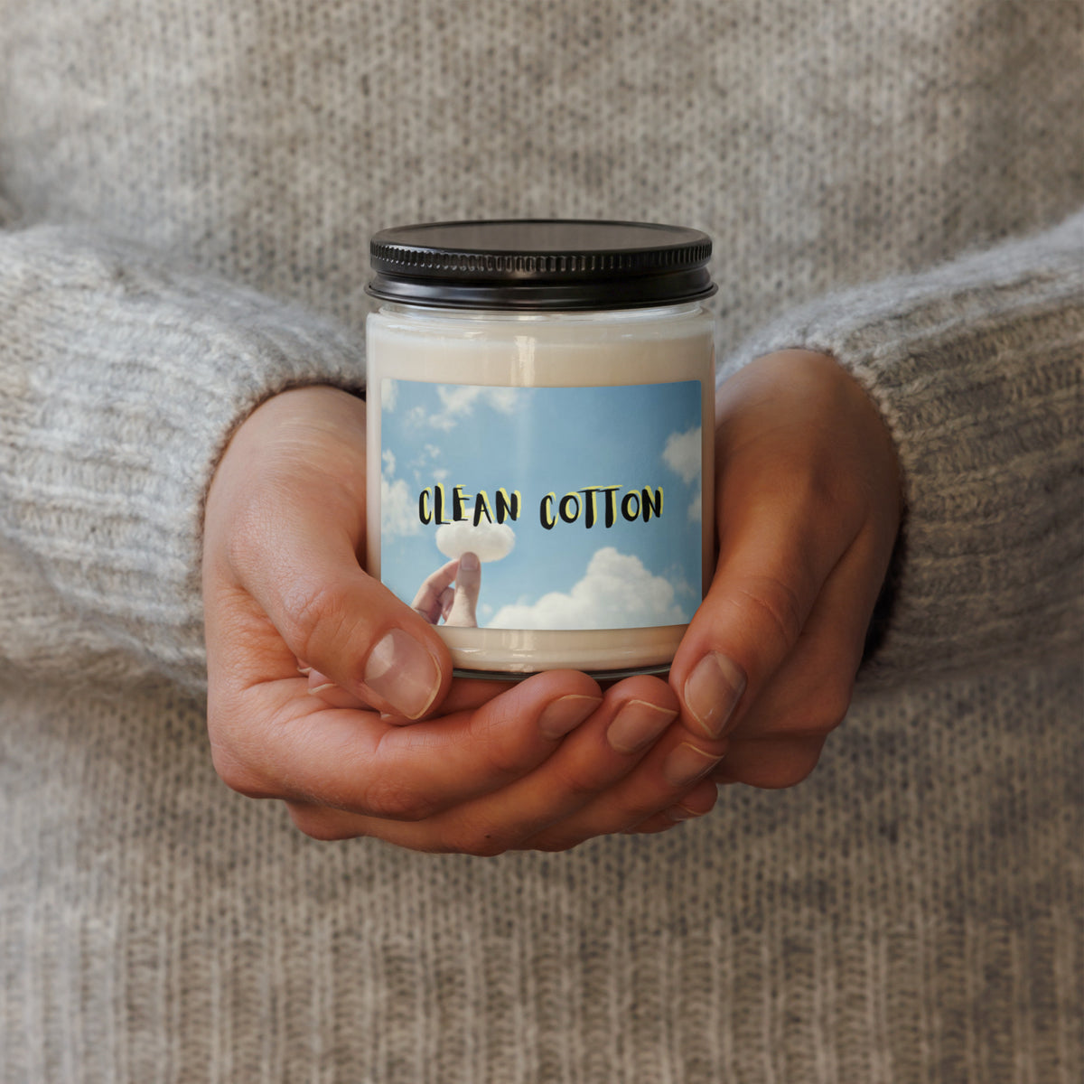 Clean Cotton Scented Soy Candle - Snugoma