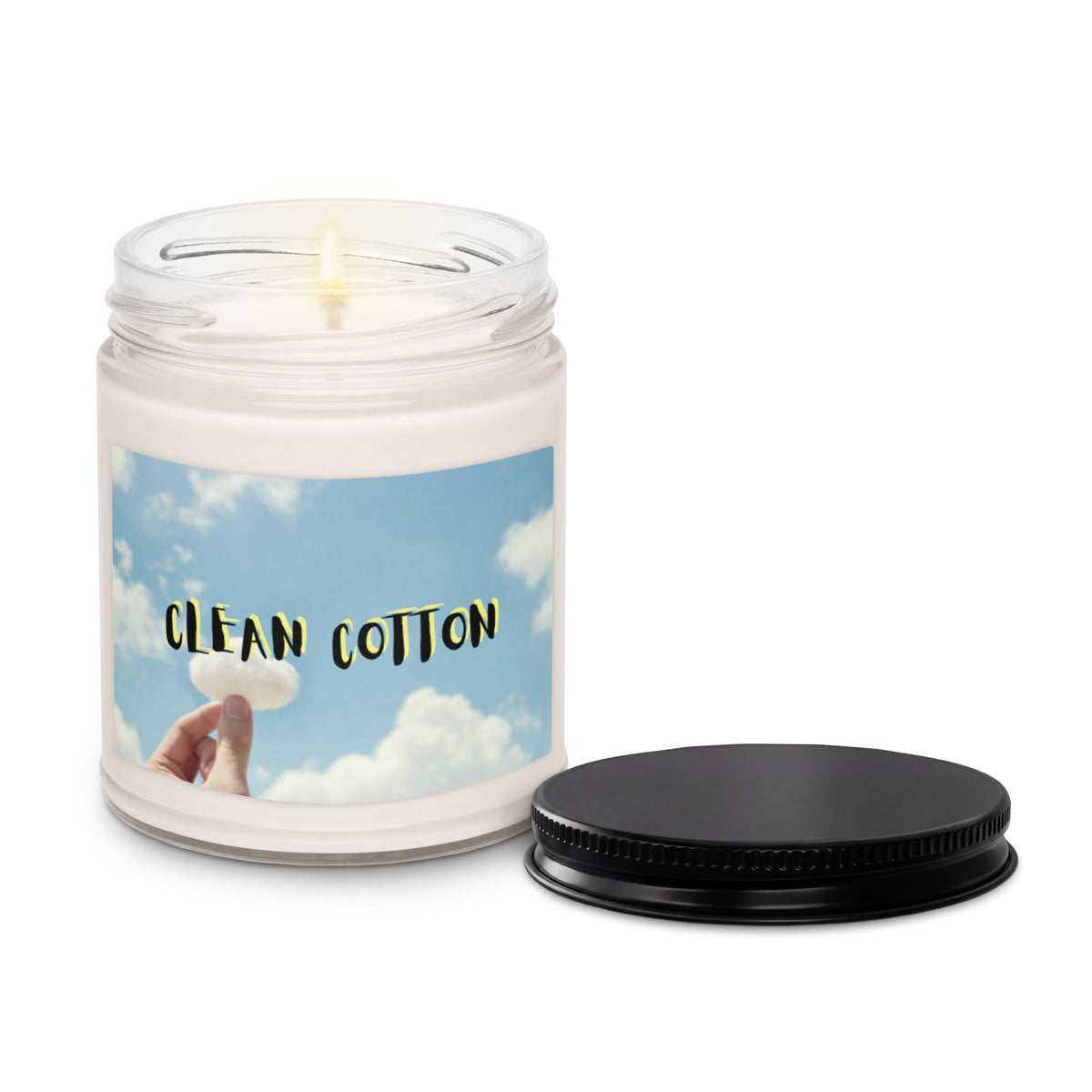 Clean Cotton Scented Soy Candle - Snugoma