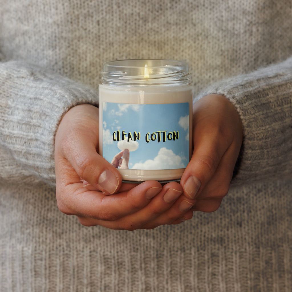 Clean Cotton Scented Soy Candle - Snugoma
