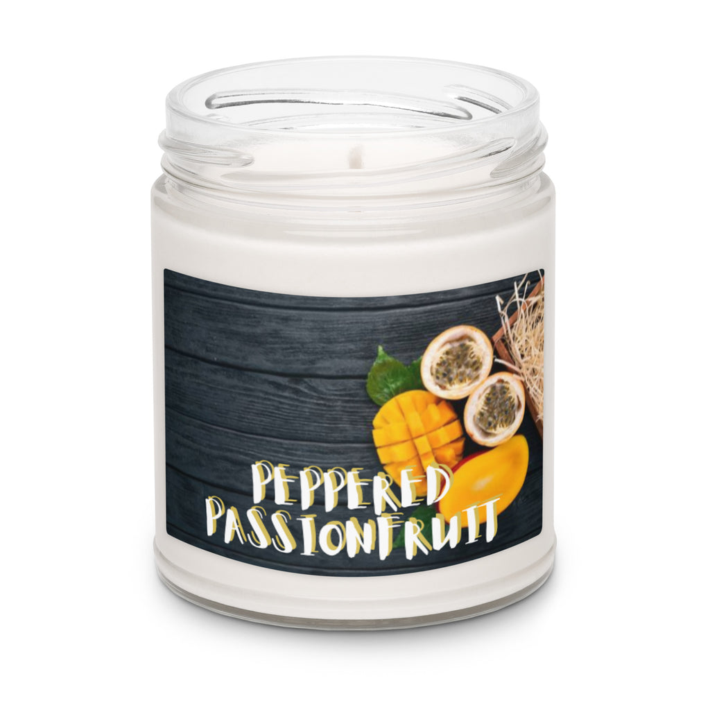 Peppered Passionfruit Scented Soy Candle - Snugoma