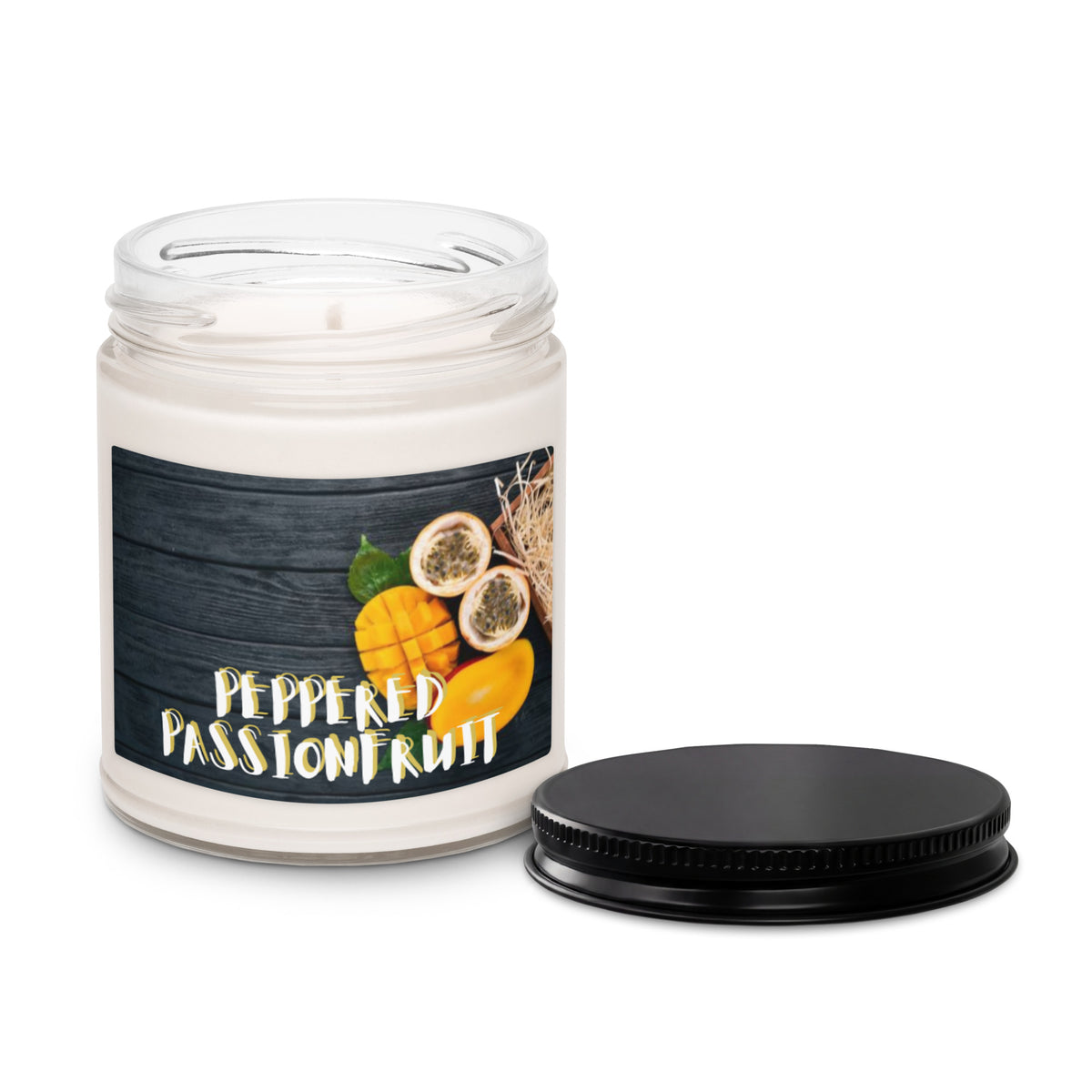 Peppered Passionfruit Scented Soy Candle - Snugoma