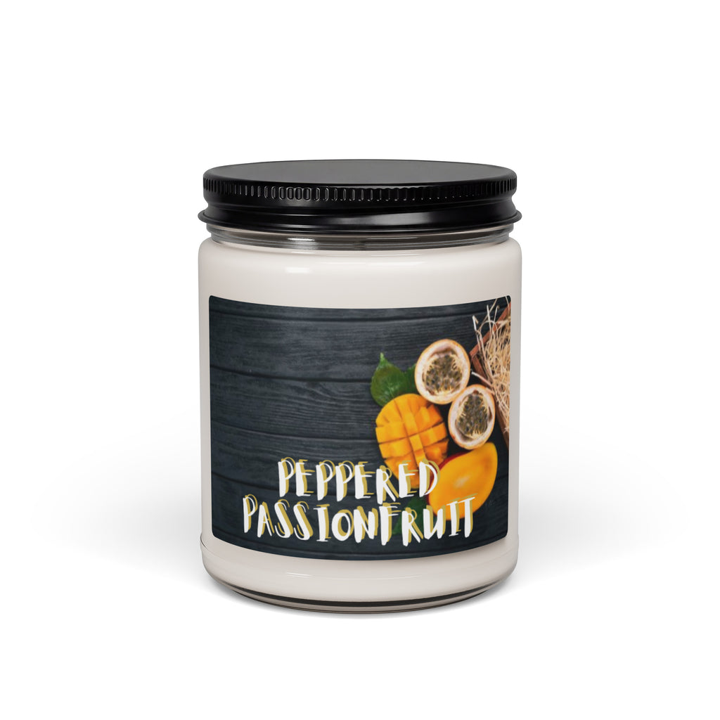 Peppered Passionfruit Scented Soy Candle - Snugoma