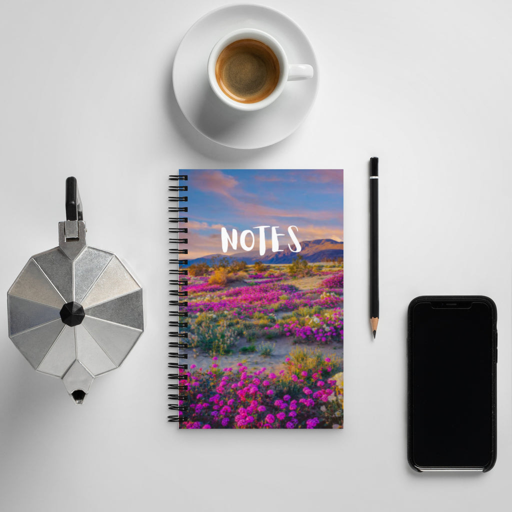 Wild Flowers Spiral Notebook - Snugoma