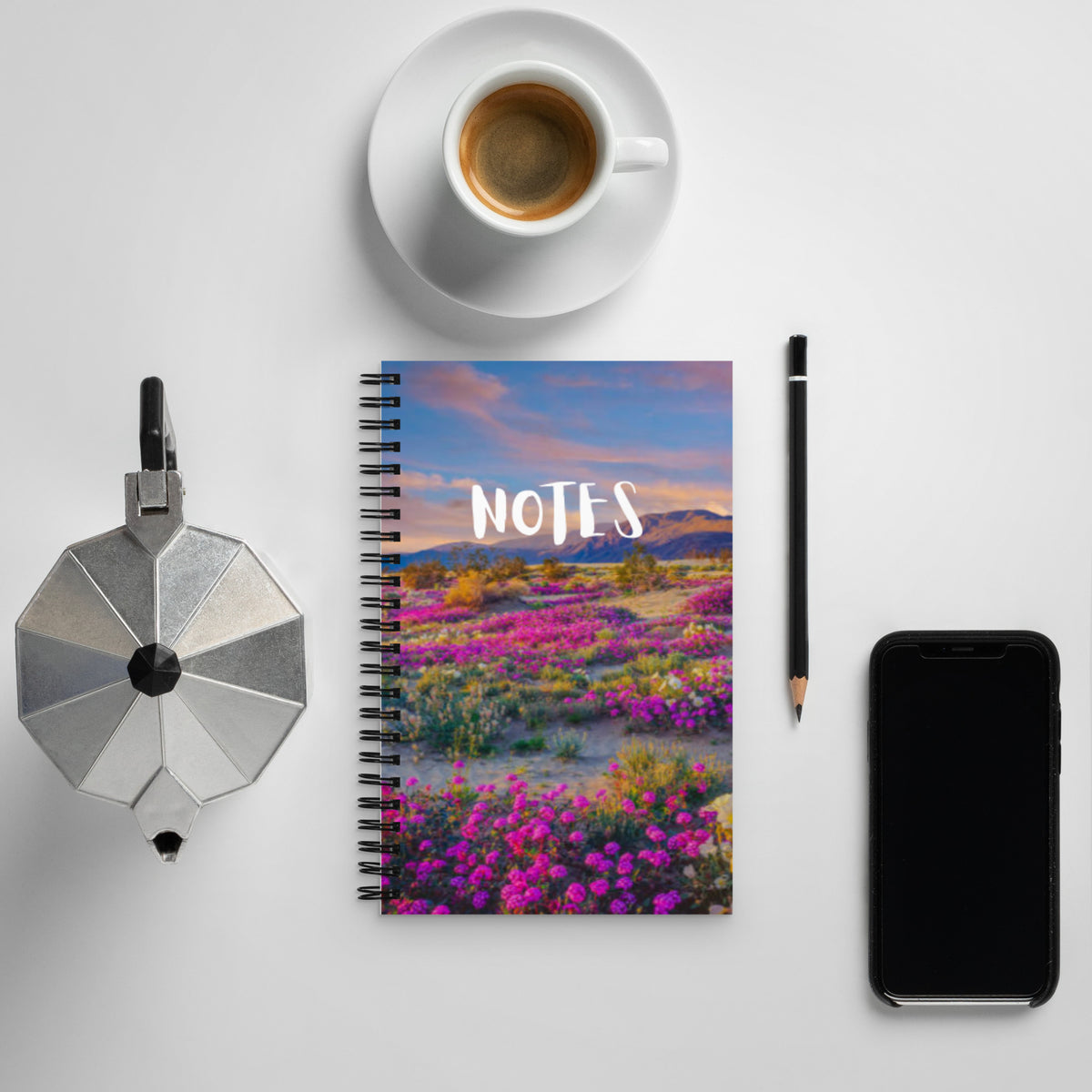 Wild Flowers Spiral Notebook - Snugoma