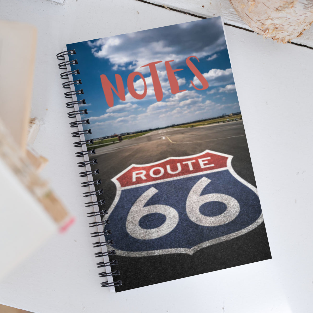 Route 66 Spiral Notebook - Snugoma