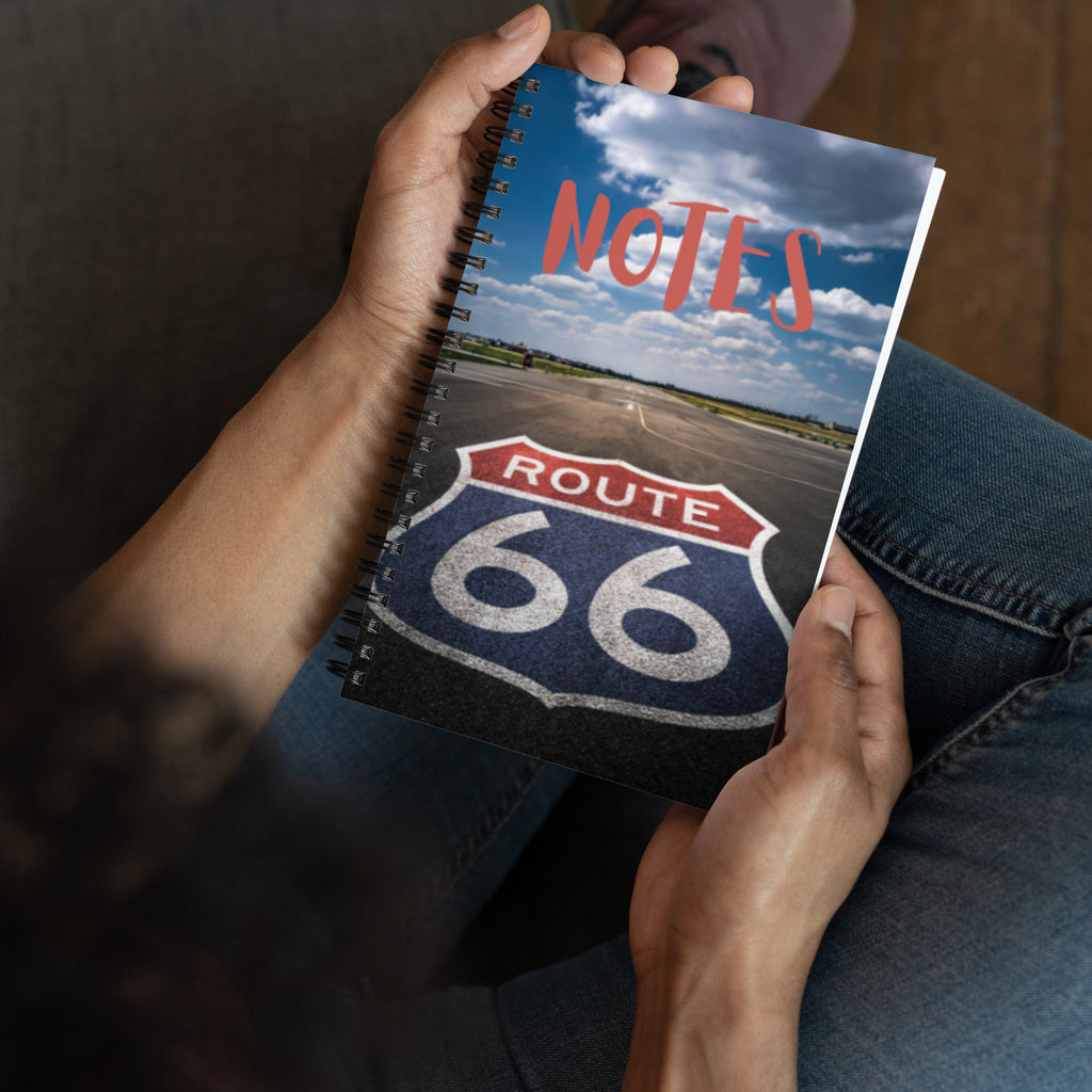 Route 66 Spiral Notebook - Snugoma