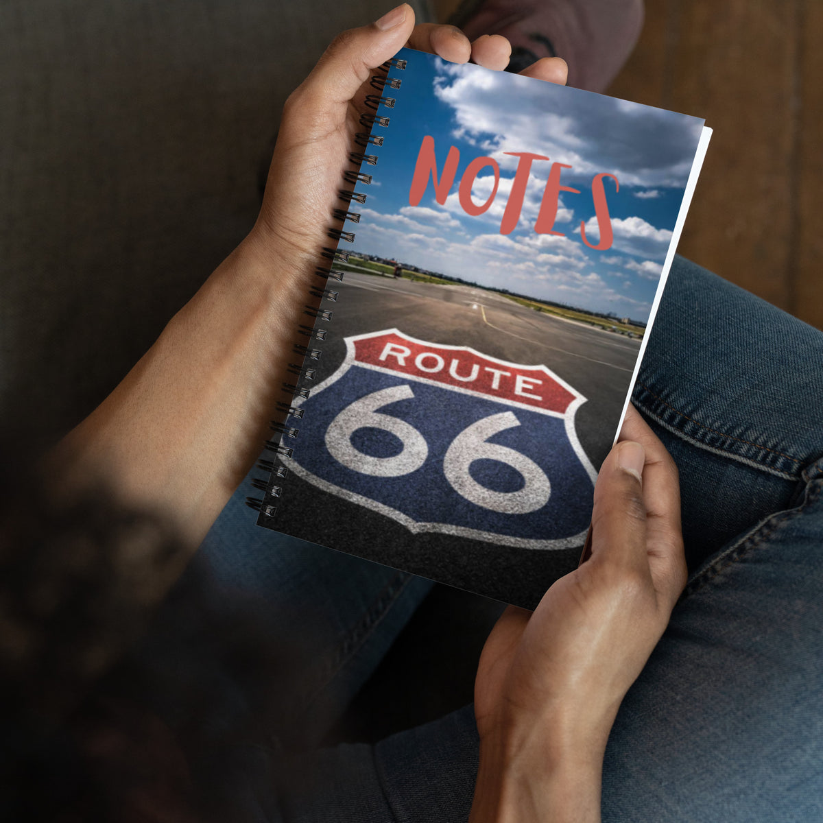 Route 66 Spiral Notebook - Snugoma