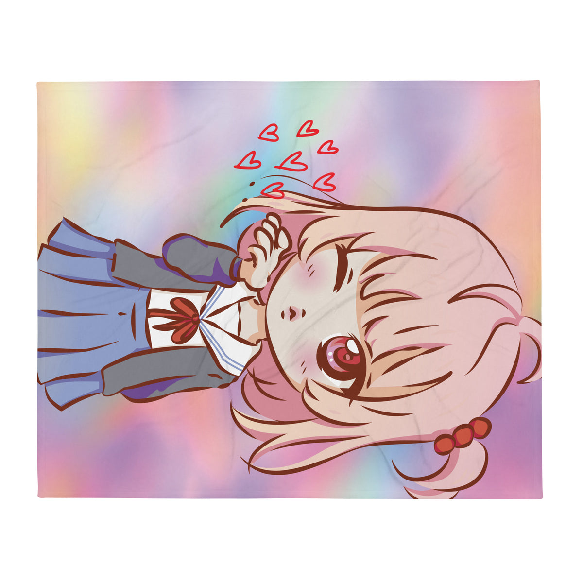 Anime Love Throw Blanket - Snugoma