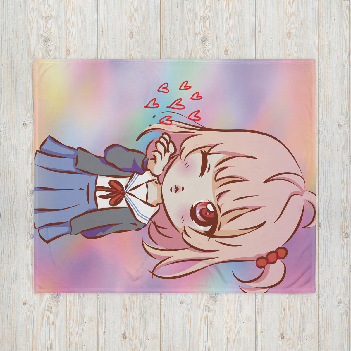 Anime Love Throw Blanket - Snugoma