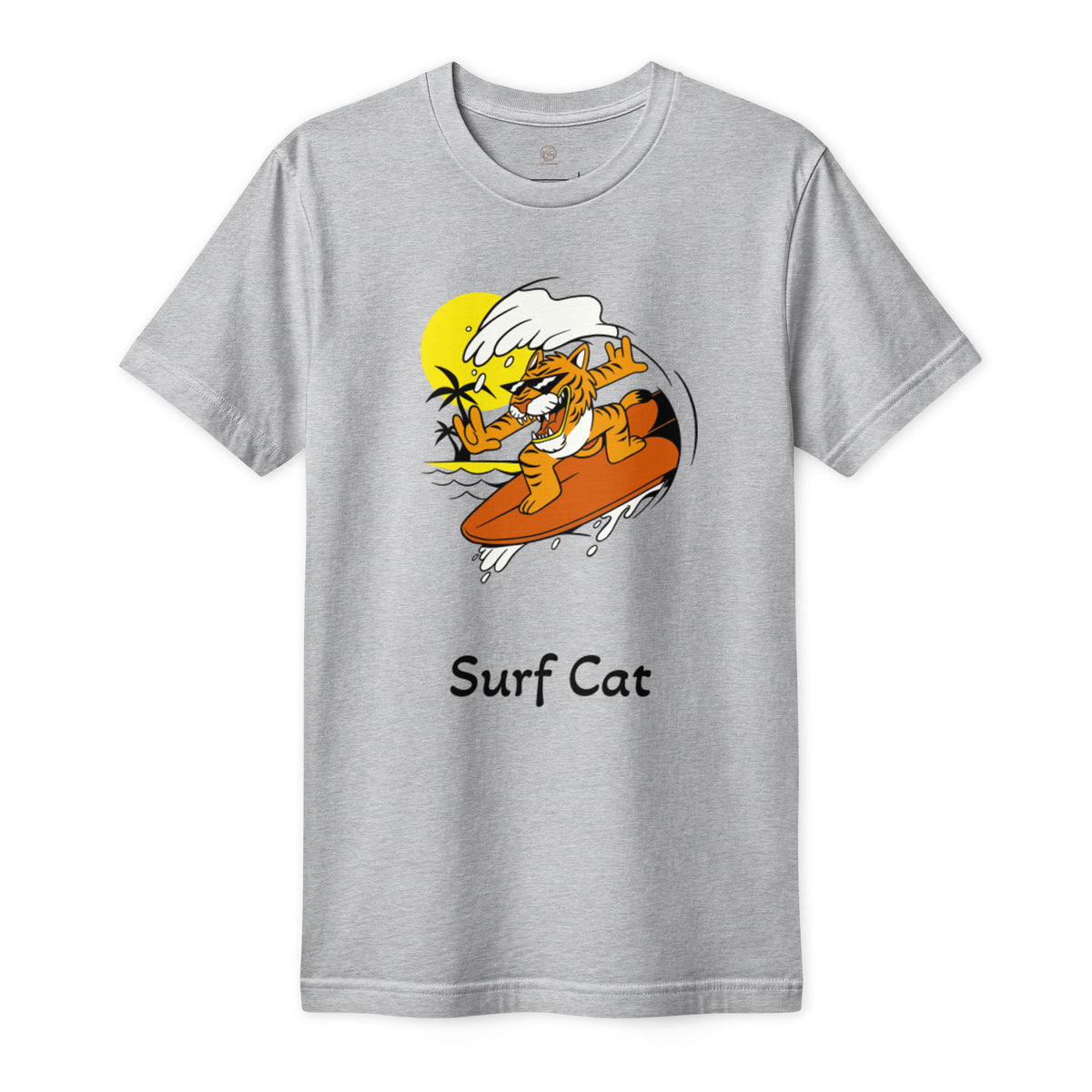 Surf Cat Fine Jersey T-Shirt - Snugoma