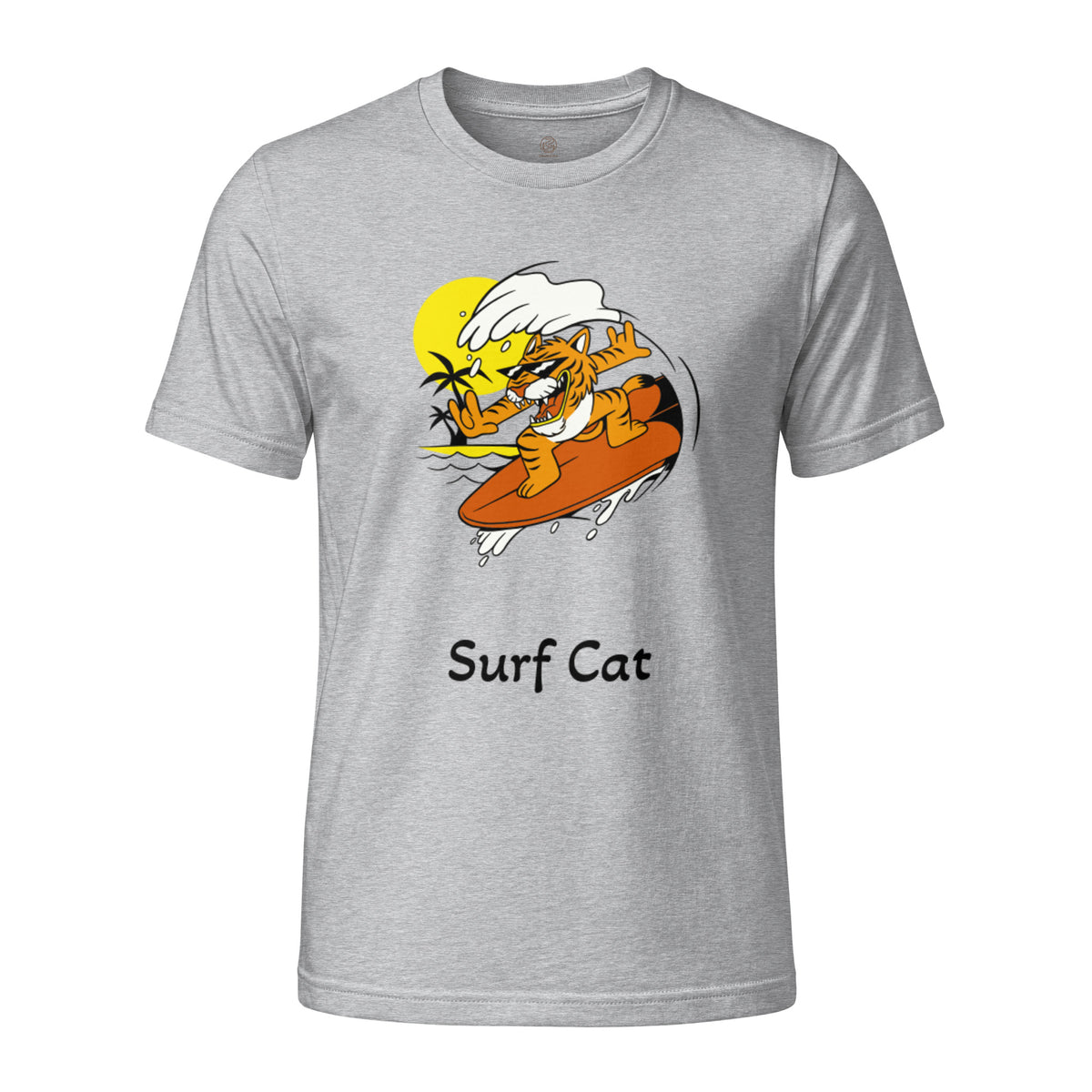 Surf Cat Fine Jersey T-Shirt - Snugoma