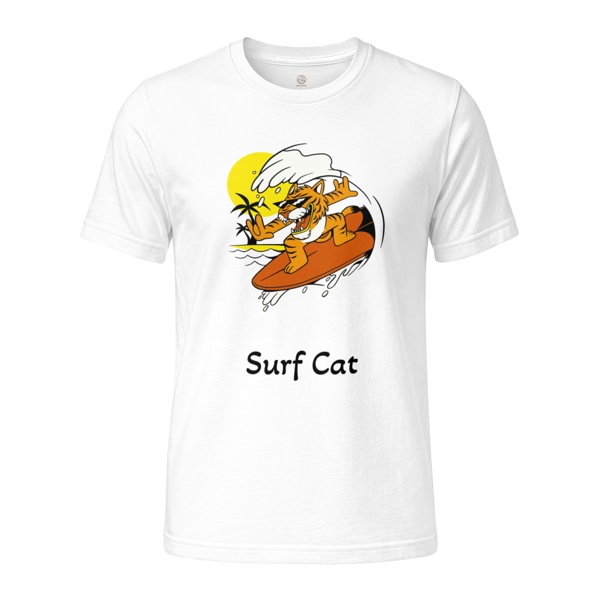 Surf Cat Fine Jersey T-Shirt - Snugoma