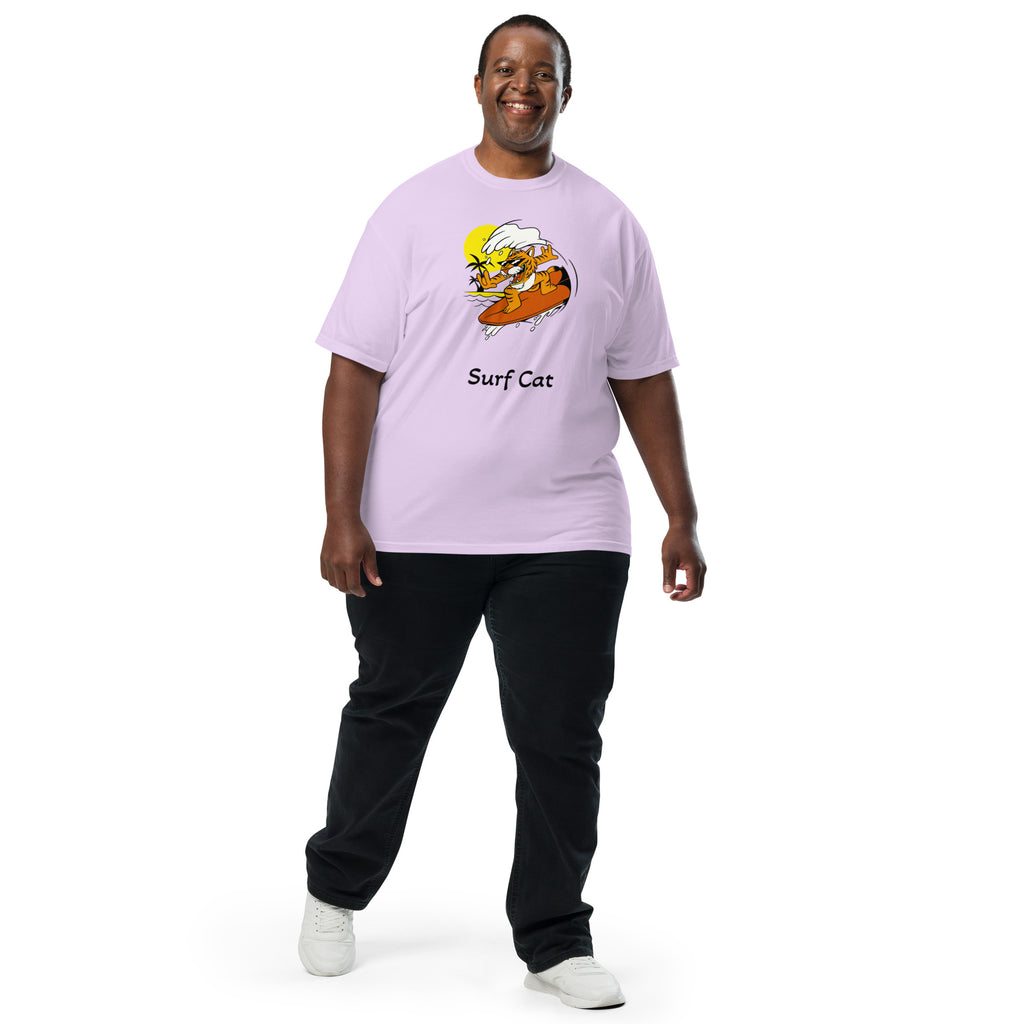 Surf Cat Garment-Dyed Heavyweight T-Shirt - Snugoma
