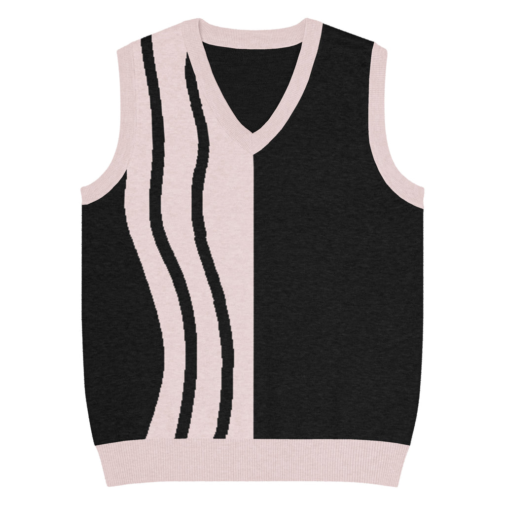 Knit V-Neck Vest - Snugoma