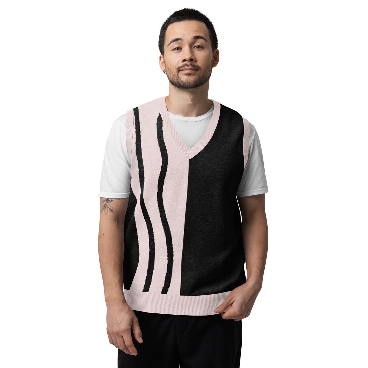 Knit V-Neck Vest - Snugoma