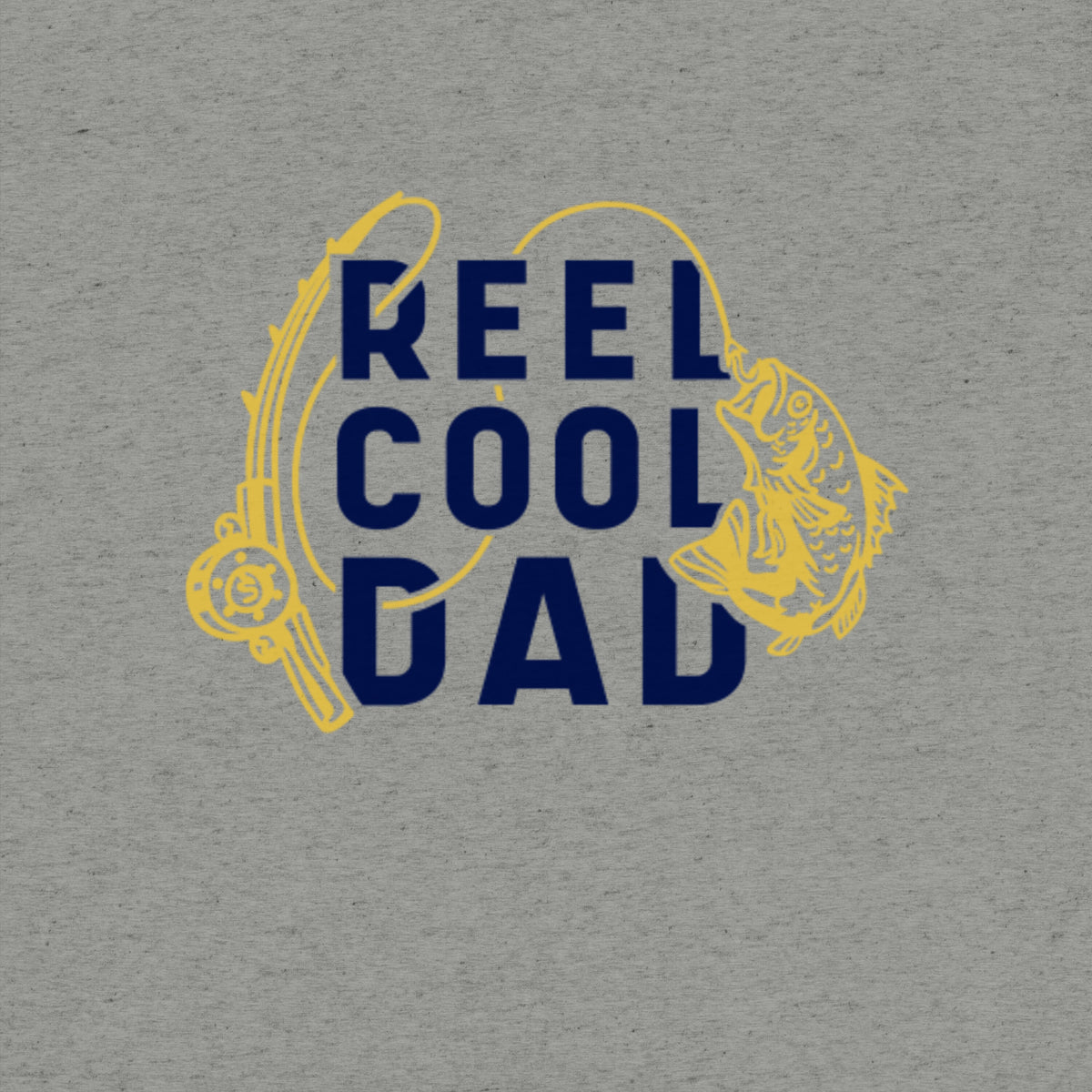 Reel Cool Dad Tri-Blend Short Sleeve T-Shirt - Snugoma