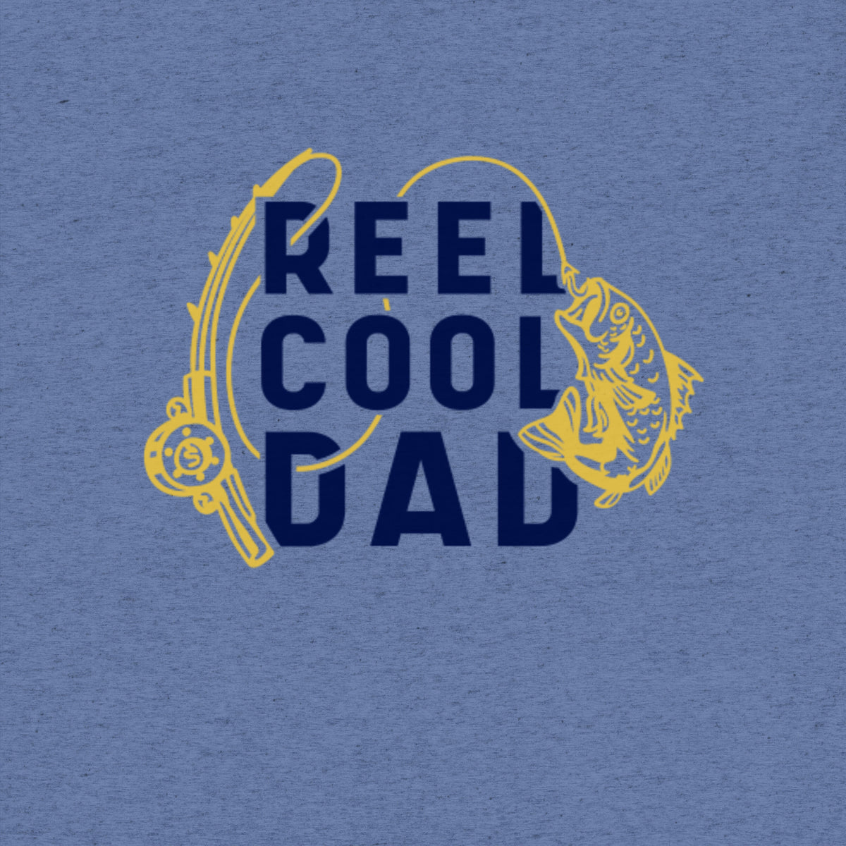 Reel Cool Dad Tri-Blend Short Sleeve T-Shirt - Snugoma