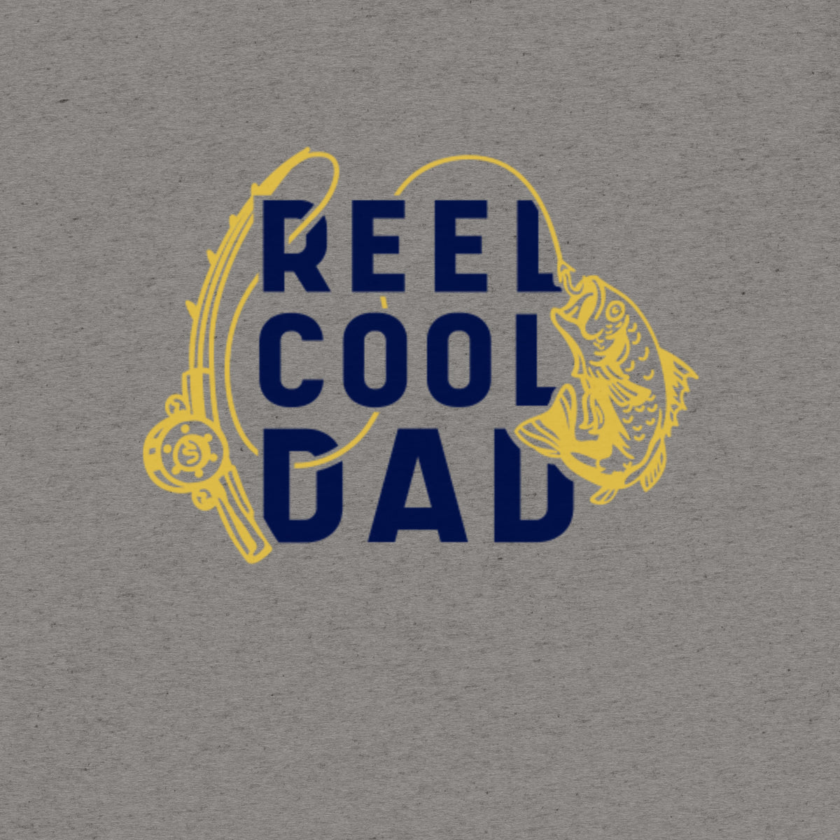 Reel Cool Dad Tri-Blend Short Sleeve T-Shirt - Snugoma