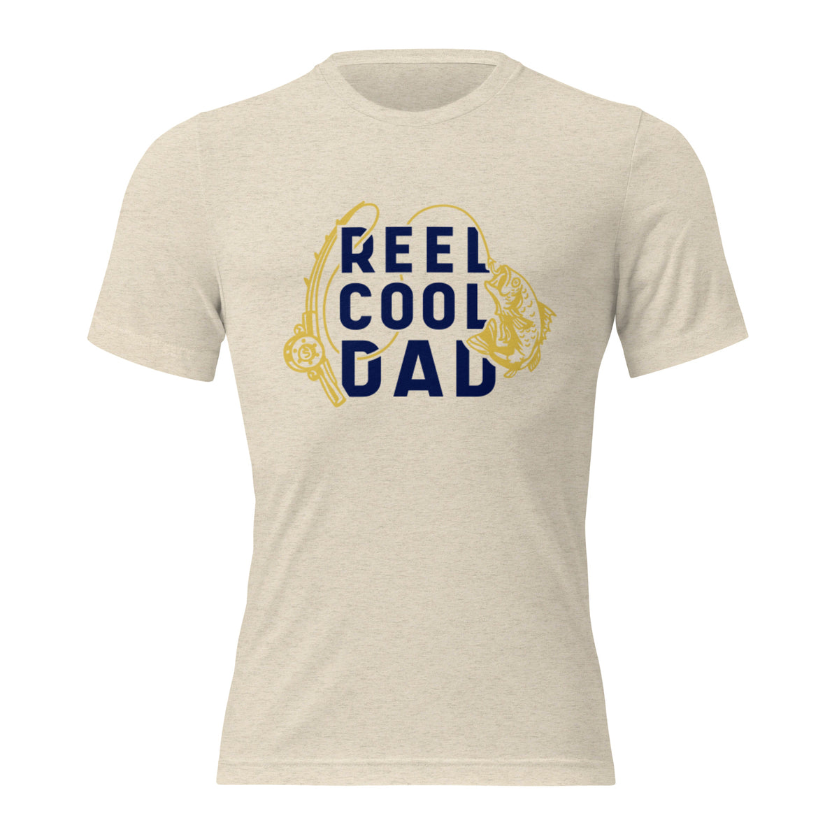 Reel Cool Dad Tri-Blend Short Sleeve T-Shirt - Snugoma