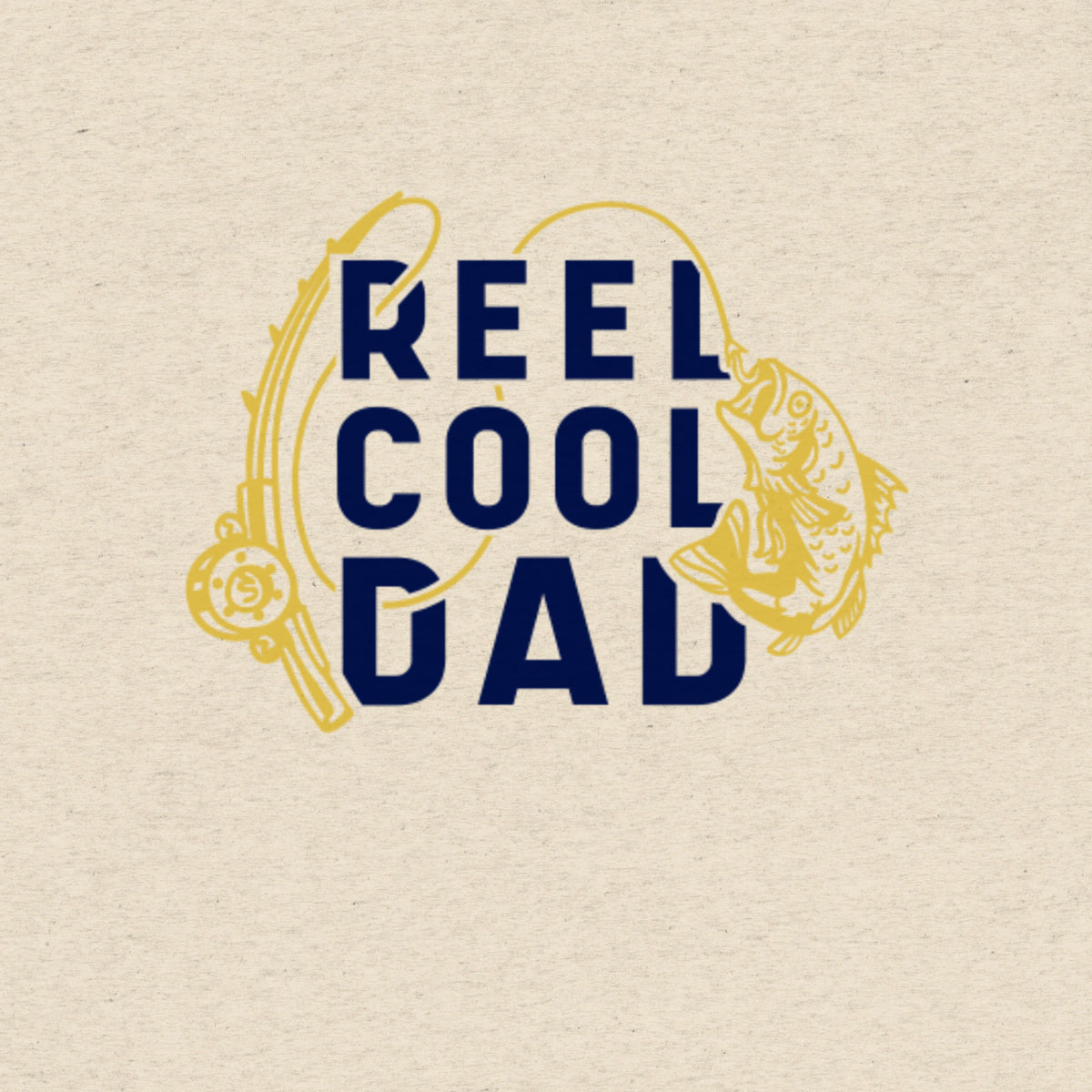 Reel Cool Dad Tri-Blend Short Sleeve T-Shirt - Snugoma