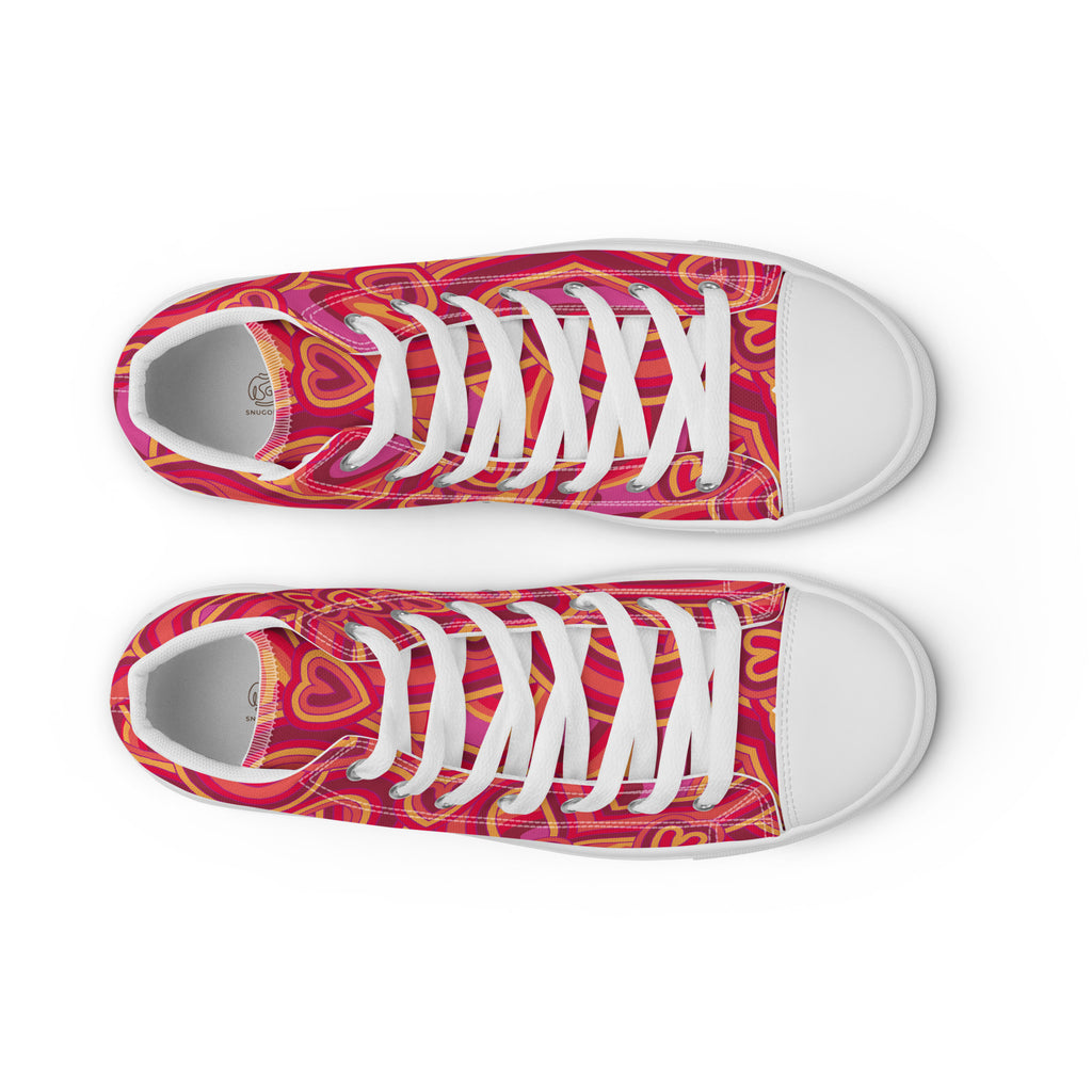 Women’s Trendy High Top Canvas Shoes - Snugoma