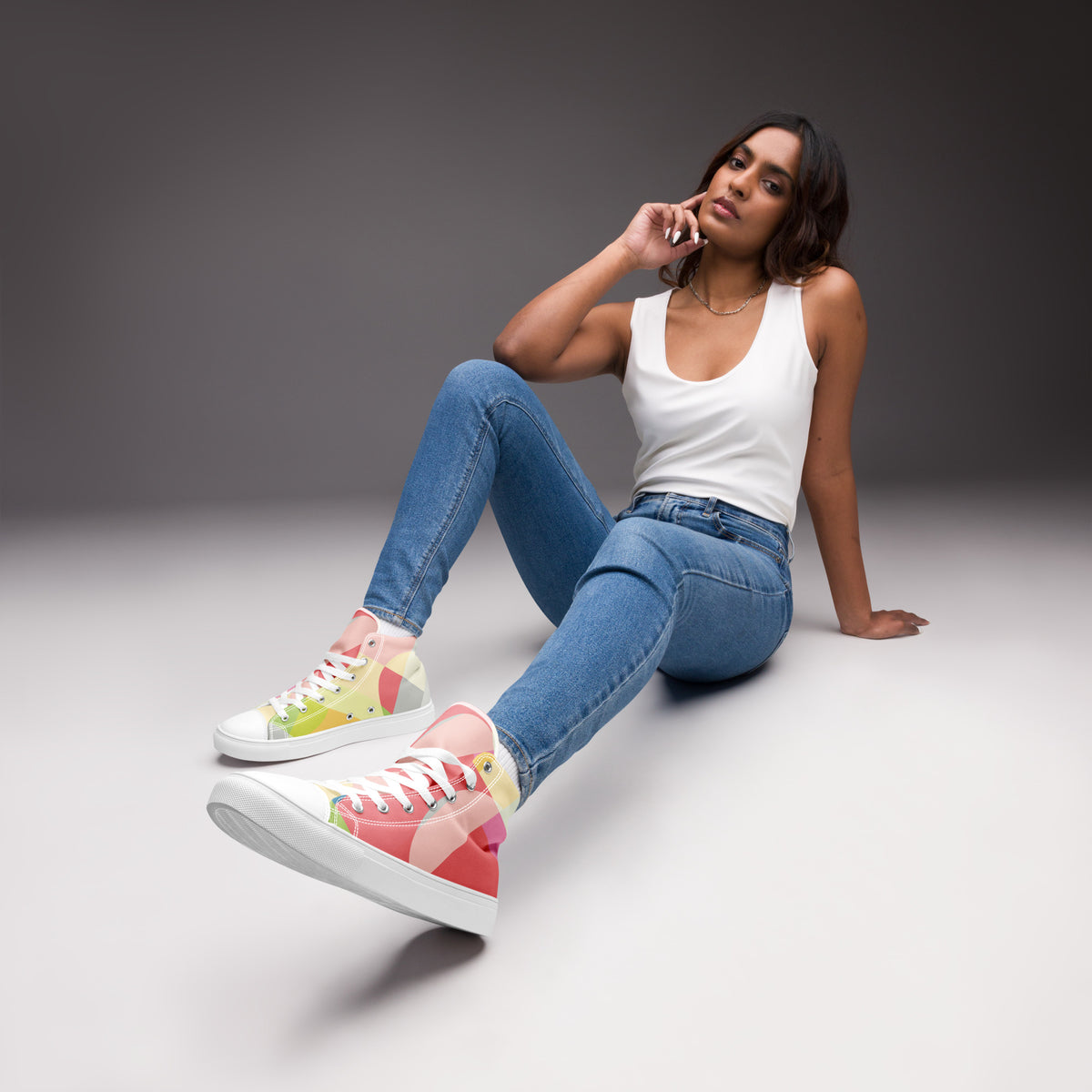 Women’s Trendy High Top Canvas Shoes - Snugoma