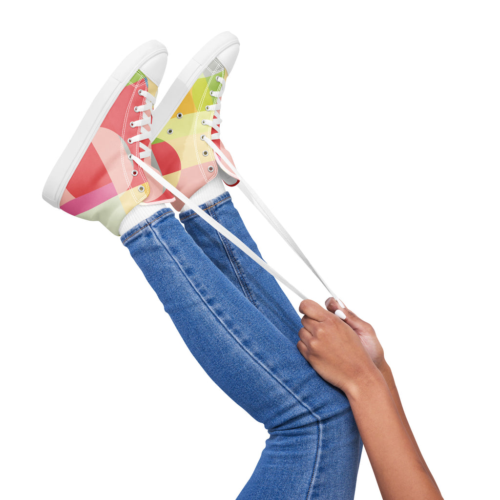 Women’s Trendy High Top Canvas Shoes - Snugoma
